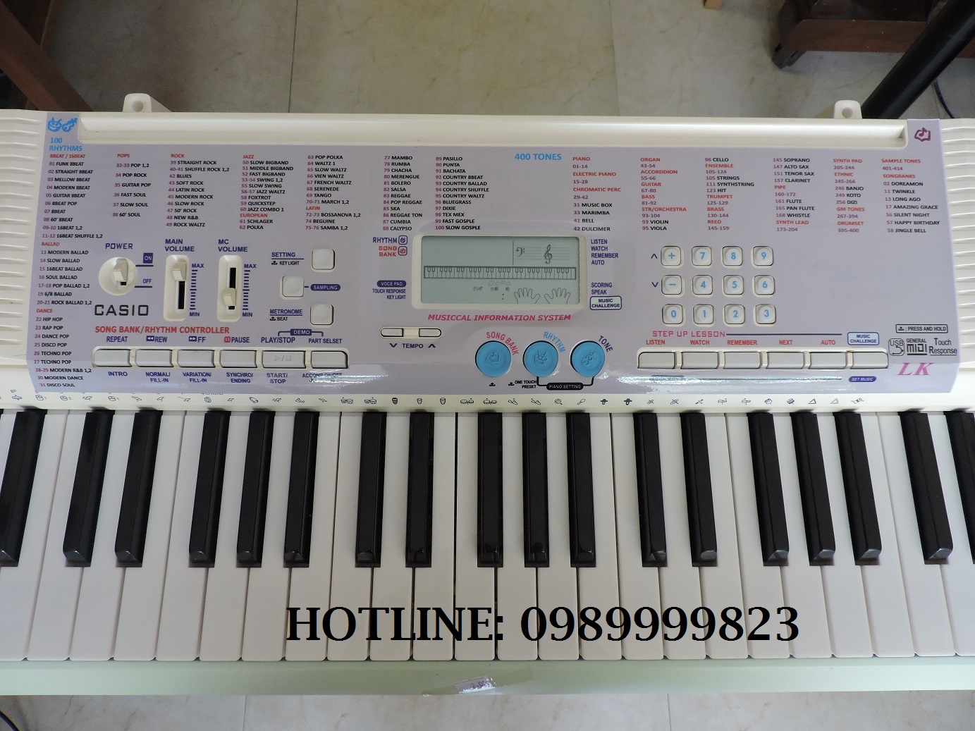 Bán Organ Casio LK-105 tại Hà Nội_ Organ Nhật