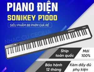 Đàn Piano điện Sonikey P1000 dáng gọn - giá rẻ - dễ dàng di chuyển